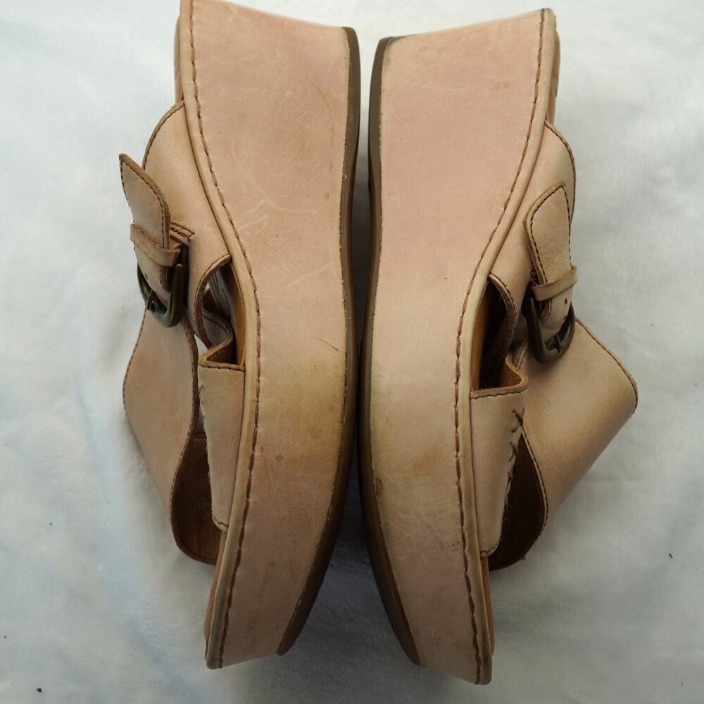 Born Tan Leather Sandals - Picture 6 of 9